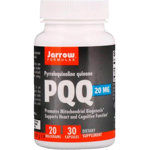 

Jarrow Formulas Pqq (Pyrroloquinoline Quinone) 20 mg 30 Caps Пирролохинолинхинон