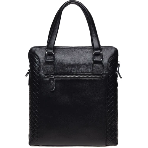 Мужская сумка через плечо Borsa Leather черная (k19117-2-black): Страна производитель Тайвань