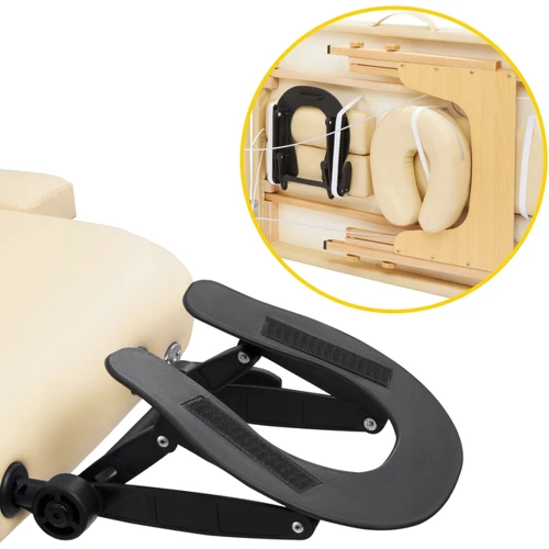Массажный стол 4FIZJO Massage Table+ Wood W60 Beige (TABLE+W60BEIGE)