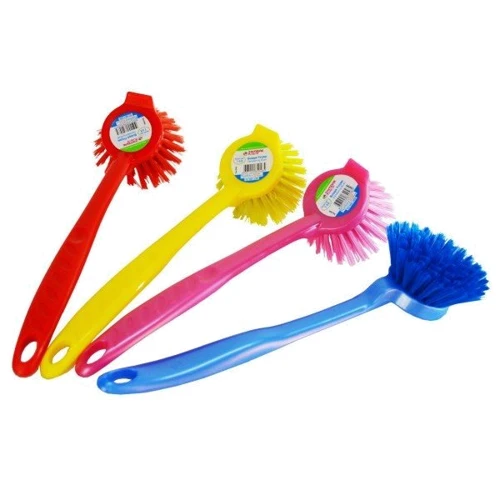 Щетка для мытья посуды Zambak Plastik круглая 7х27х4 см (ZP84048)