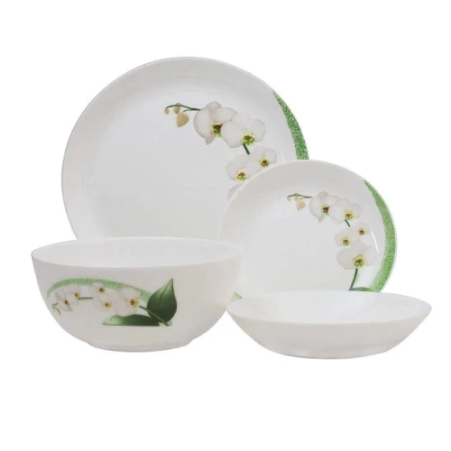 Столовий сервіз Luminarc Diwali White Orchid 19 пр. (P9741): Кількість персон 6