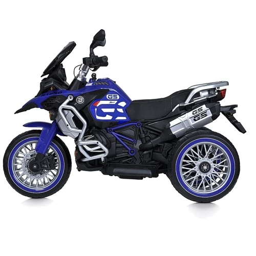 Дитячий електромотоцикл Bambi синій (M 5074EL-4)