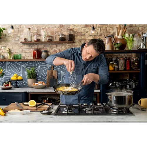 Сковорода Tefal Jamie Oliver Kitchen Essential 24 см (E3140474): Материал корпуса нержавеющая сталь