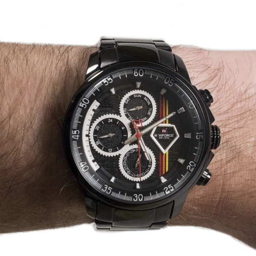 Наручные часы Naviforce 9184 Black-White (NF9184BOXBW): Механизм Кварцевый