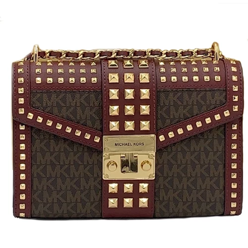 Жіноча сумка крос боді Michael Kors коричнева (MK0643W): Застібка Механическая