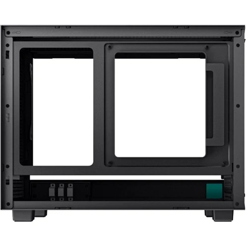 Корпус Deepcool CH160 Black (R-CH160-BKNGI0-G-1): Материал передней панели сталь