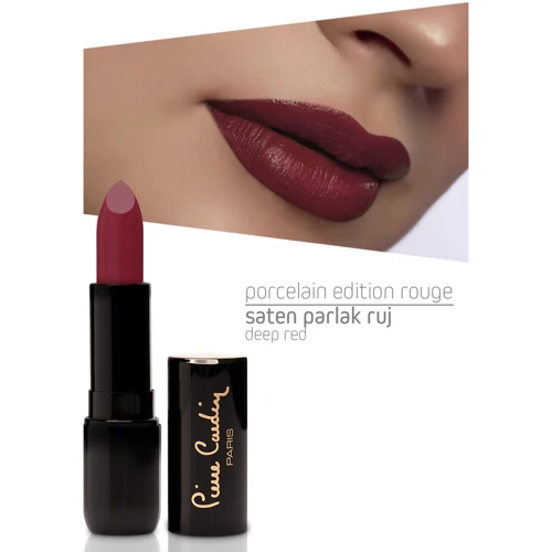 Pierre Cardin Porcelain Edition Lipstick №238 Глибокий червоний Помада для губ 4 g: Тип помади Помада-стик