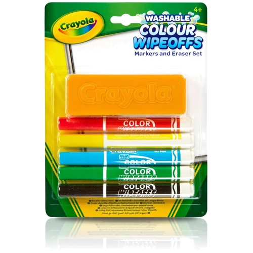 Набір фломастерів для сухого стирання зі щіткою (washable) Crayola (256417.012)