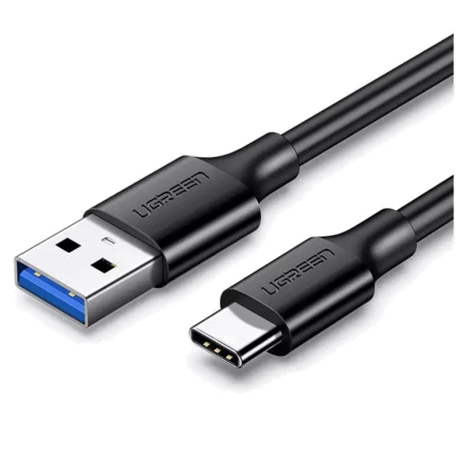 Кабель UGREEN USB Cable to USB-C US184 3A 18W 2m Black