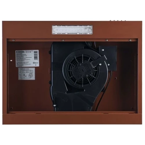 Вытяжка Minola HPL 612 BR: Материал корпуса металл