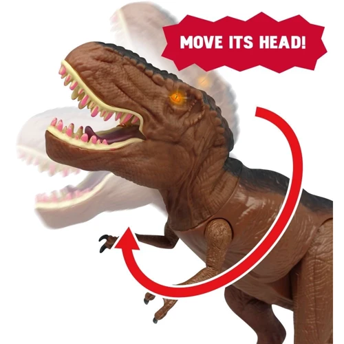 Игрушка Могучий Мегазавр T-Rex рычащий и кусающий 45 см. (4894166800460) фото 6