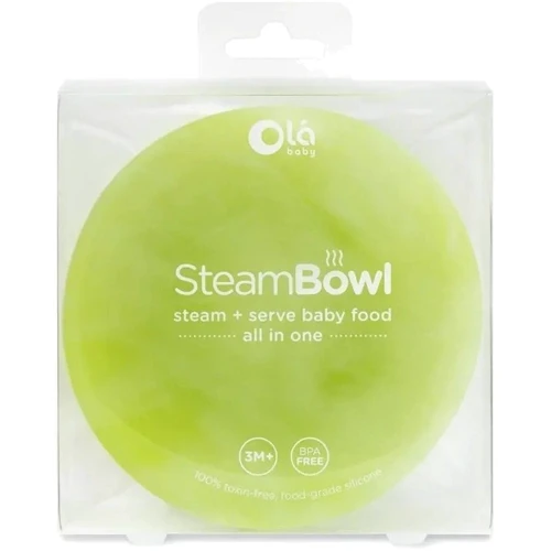 Миска Olababy SteamBowl для приготування на пару зелений (30400): Кількість предметів 1