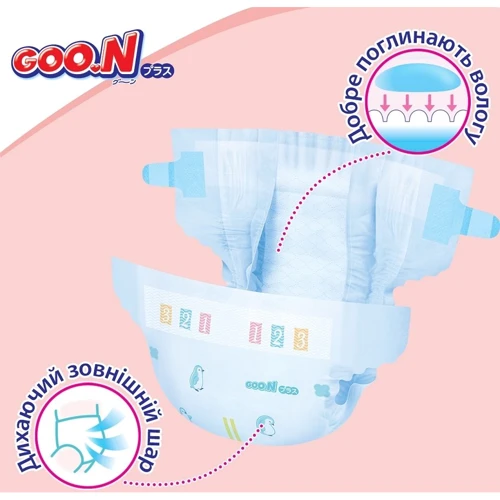 Подгузники Goo.N Plus для детей, Big (XL), 12-20 кг, 42 шт: Количество в упаковке, шт 42