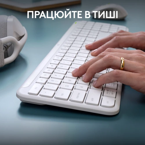Комплект беспроводной Logitech Signature Slim Combo MK950 Off White (920-012491): Тип сенсора оптический