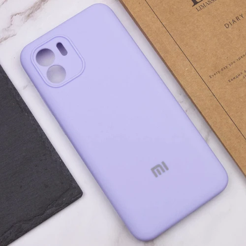 Аксессуар для смартфона Mobile Case Silicone Cover Full Camera Lilac Dasheen for Xiaomi Redmi A1+ / A2+: Цвет сиреневый