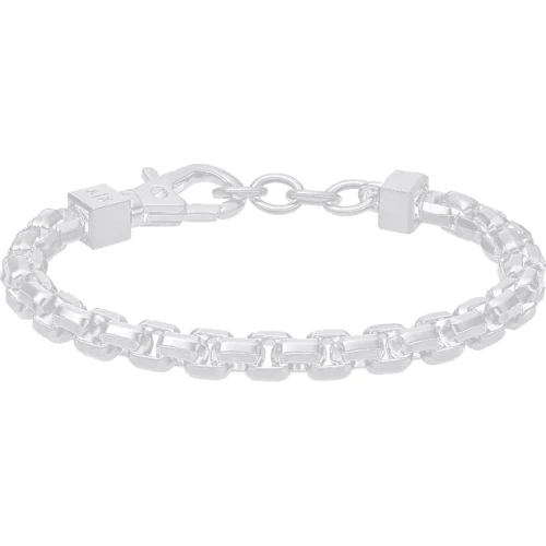 Чоловічий браслет Armani Exchange сріблястий (AXG0045040)