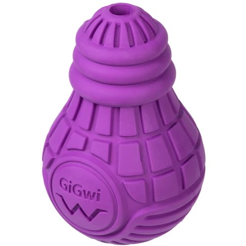 Іграшка для собак Лампочка гумова GiGwi Bulb Rubber гума L фіолетова (2338): Виробник GiGwi
