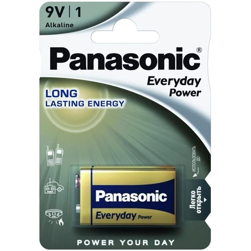 Panasonic Krona bat Alkaline 1шт EVERYDAY POWER (6LR61REE/1B)