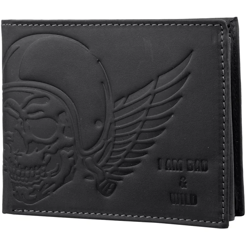 Чоловіче портмоне чорне (DNKN992-HUB-black)