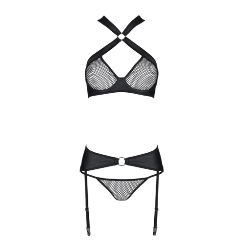 Сетчатый набор Amanda Set black XXL/XXXL - Passion