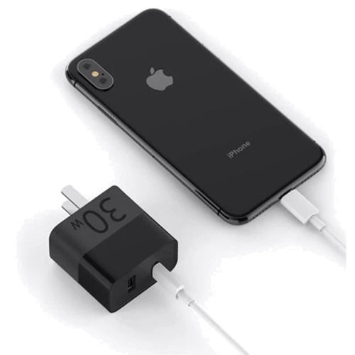 Зарядний пристрій Xiaomi ZMI USB Wall Charger 30W Black (HA722): Тип мережеве