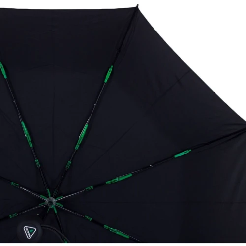 Зонт чоловічий механічний Fulton чорний (FULG839-Black): Фасон Складаний (3 додавання)