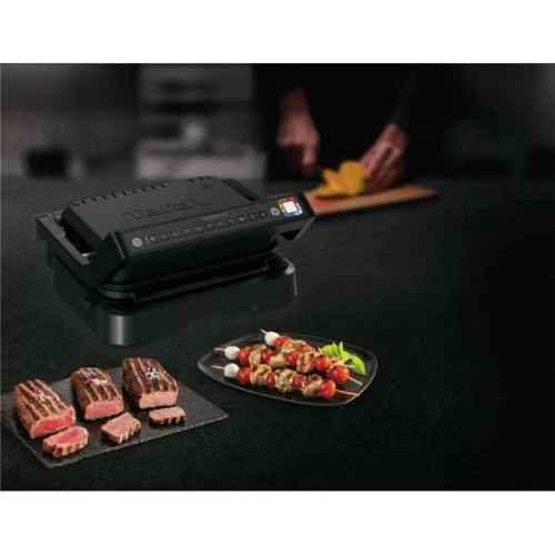 Электрогриль Tefal GC772830 OptiGrill 2in1 Black: Тип управления Электронное