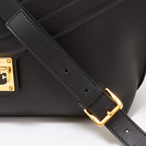 Женская сумка тоут Furla Tortona S черная (1007300): Материал Натуральная кожа