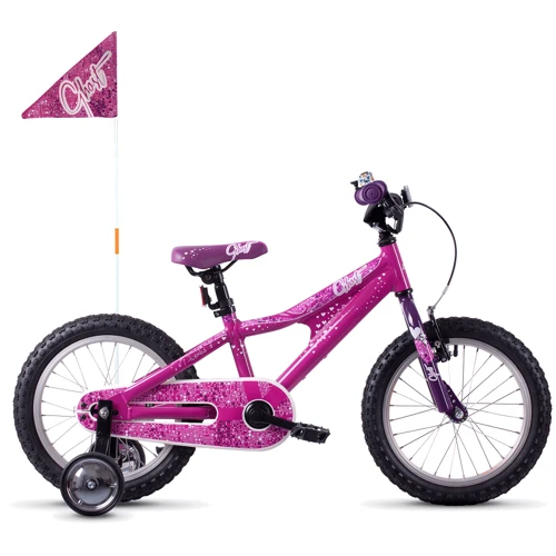 Велосипед Ghost POWERKID 16" розово-фиолетово-белый 20121