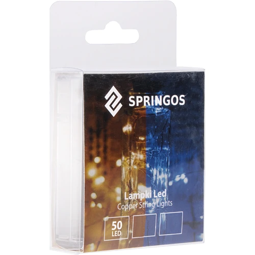 Гірлянда на батарейках Springos 4.9 м 50 LED CL0017 Mix фото 5