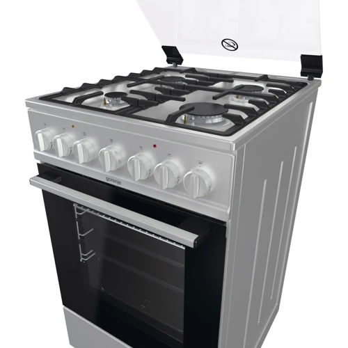Плита комбінована Gorenje K5241XF: Тип варильної поверхні газова