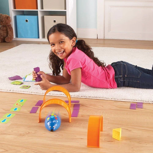 Игровой STEM-набор LEARNING RESOURCES – МЫШКА В ЛАБИРИНТЕ (программируемая игрушка,аксесс.,карточки) (LER2831)