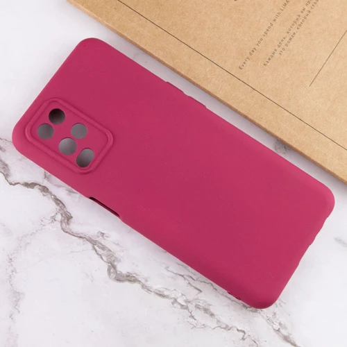 Аксессуар для смартфона Lakshmi Case Silicone Cover Full Camera Marsala for Oppo A54 4G: Материал силикон