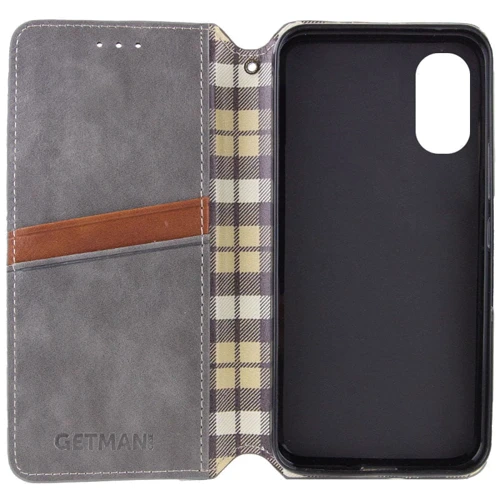 Чехол для телефонов Mobile Case Getman Cubic Grey for Oppo A38 / A18: Материал искусcтвенная кожа и термополиуретан