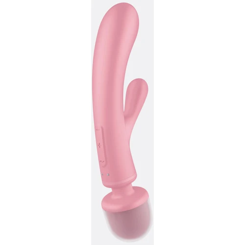 Вибратор-кролик + массажер 2в1 Satisfyer Triple Lover Рink