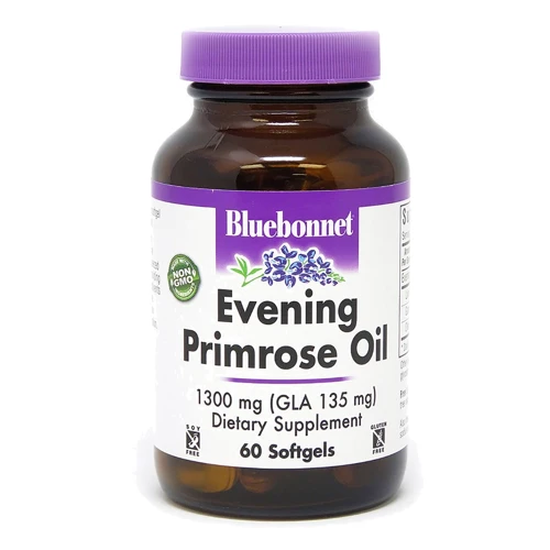 

Bluebonnet Nutrition Evening Primrose Oil, 1300 mg, 60 Softgels (BLB0921)