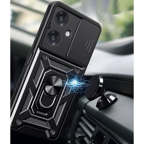 Чехол для телефонов BeCover Military Black for Realme Note 60 / 60X (713537)