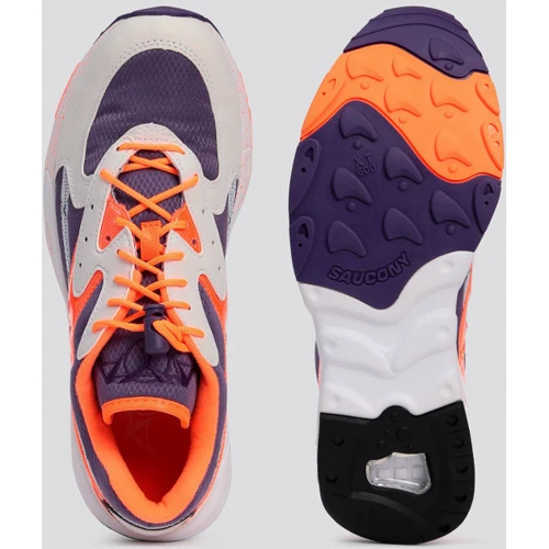 Кросівки Saucony Aya (60460-6s) 36 фіолетові натуральна замша всесезон: Матеріал підкладки Текстиль