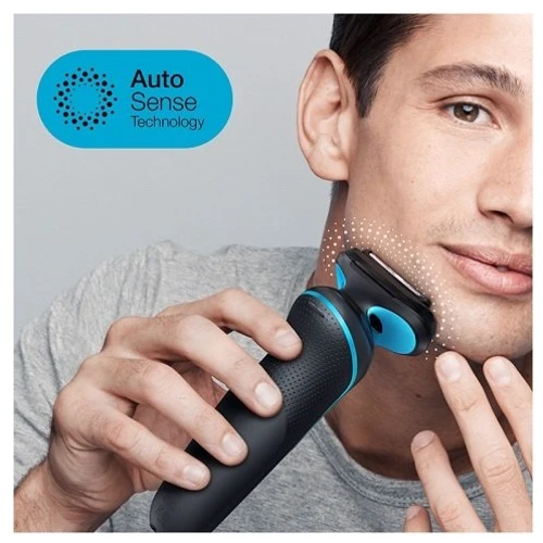 Электробритва Braun Series 5 51-B1000s BLACK / BLUE: Возможность влажного бритья есть