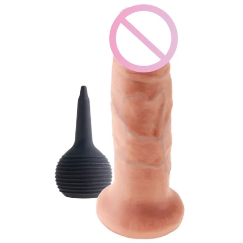 Фаллоимитатор с семяизвержением Pipedream 6" Squirting Cock (телесный)