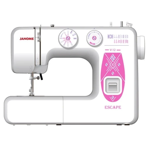 Швейна машина Janome Escape V-12: Максимальна ширина строчки, мм 5