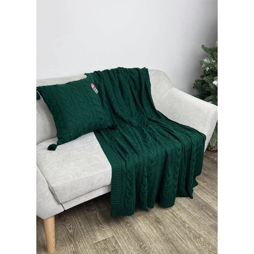 Плед Прованс Hit Kosa-01 зелений 130х170 см (30171)