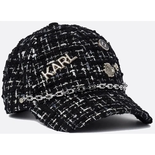 Женская бейсболка Karl Lagerfeld K/PINS BOUCLE CAP черная (226W3414-999)