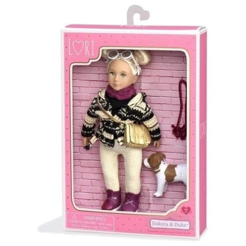 Кукла LORI 15 см Дакота с собачкой (LO31017Z): Возраст от 3 лет