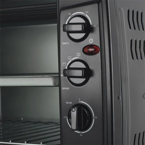 Електрична духовка настільна Vilgrand VEO650-14 Black: Розміри 43 х 58.2 х 43 см