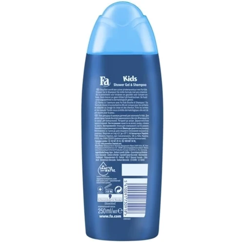 Fa Kids Гель-шампунь для душа для мальчиков Храбрый пират 250 ml: Объем, мл 250