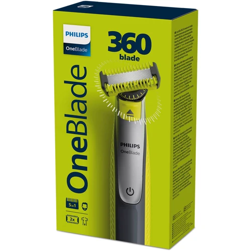 Машинка для стрижки (триммер) Philips OneBlade QP2830/20: Тип 5 в 1