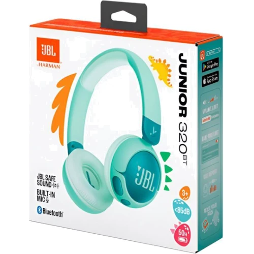 Наушники JBL Junior 320BT Green (JBLJR320BTGRN) фото 7
