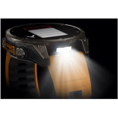 Смарт-часы Garmin Fenix 8 AMOLED 47mm Sapphire Titanium with Spark Orange/Graphite Silicone Band (010-02904-11) фото 9