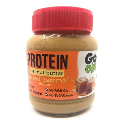 Арахісове масло Go On Nutrition Protein Peanut butter 350 g / 10 servings / Salted Caramel
